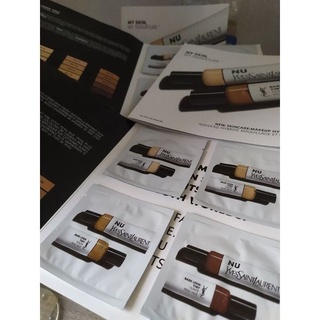 Set 4 kem Nền Cao Cấp Căng Bóng 24h Nu bare look tint Sample 4ml