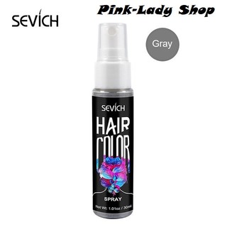 Gôm xịt đổi màu tóc ghi xám tạm thời Sevich 30ml/hộp thời trang, cá tính.