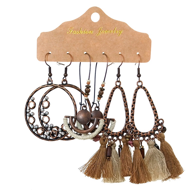 Hoa tai đi biển, Hoa tai Boho phong cách vintage M008