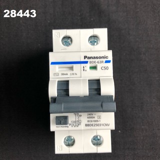 CB chống giật Pansonic 50A 30mA 6KA 240VAC