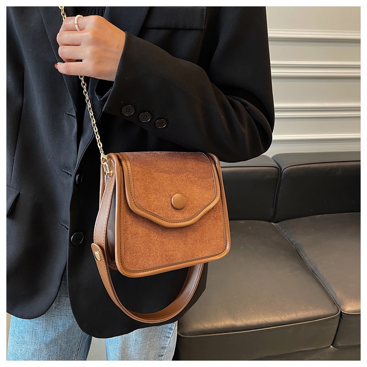 EnviroSax  Túi Đeo Chéo Nhỏ Hình Vuông Thời Trang Thu Đông 2022 Phong Cách Retro Cho Nữ CYR687