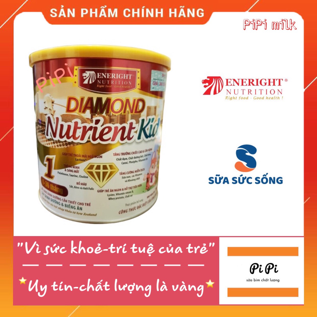 [Ảnh thật] [Chính hãng] Sữa Diamond Nutrient Kid số 1 700g [ Date Mới ] [Pipi Milk]