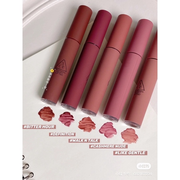 Son 3CE Velvet Lip Tint