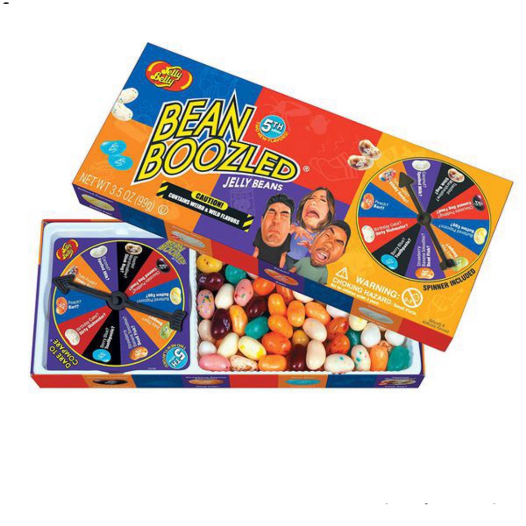 ( Bán sỉ ) Thùng 12 hộp Kẹo thối Bean Boozled vòng xoay 100gr (phiên bản 5)