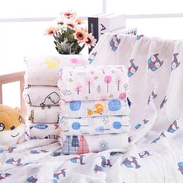 Khăn sợi tre cho bé