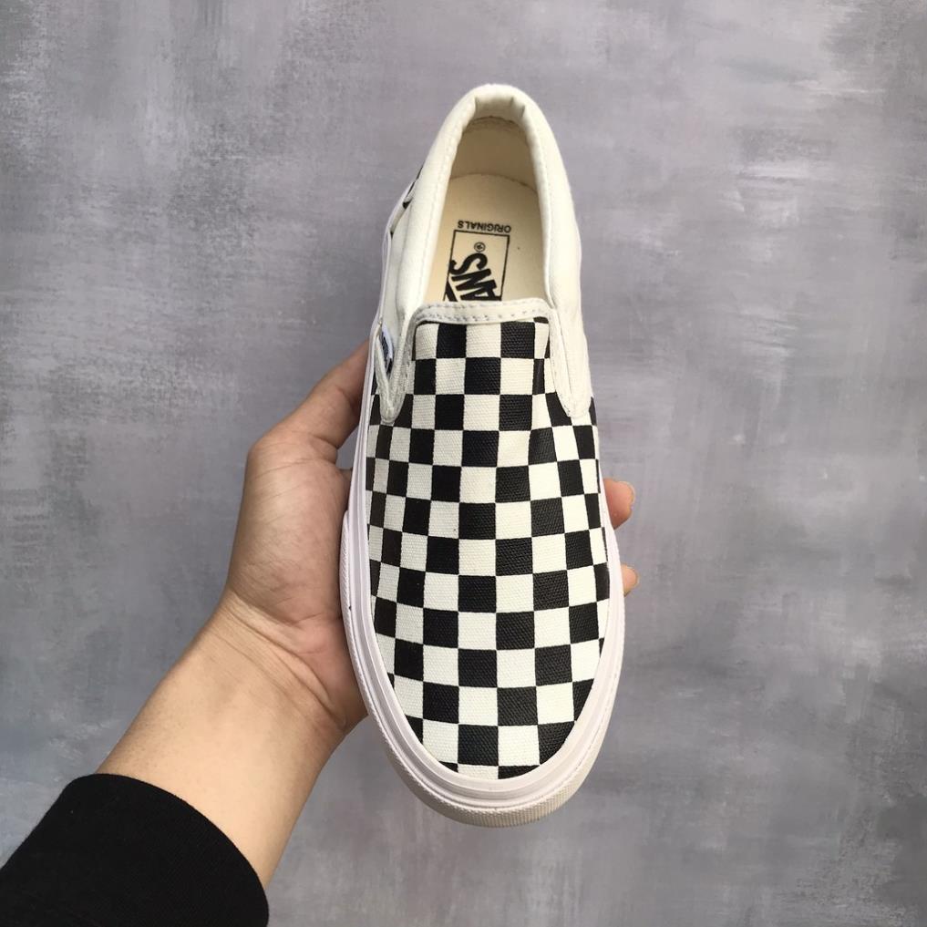 Giày VANS LƯỜI CARO , giày thể thao sneaker van kẻ ô đen trắng | BigBuy360 - bigbuy360.vn