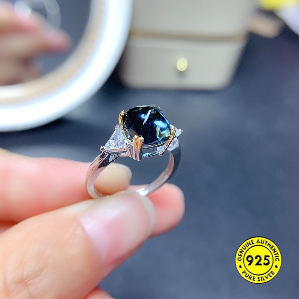 (MỚI) Nhẫn hở mạ bạc S925 đính đá xinh xắn