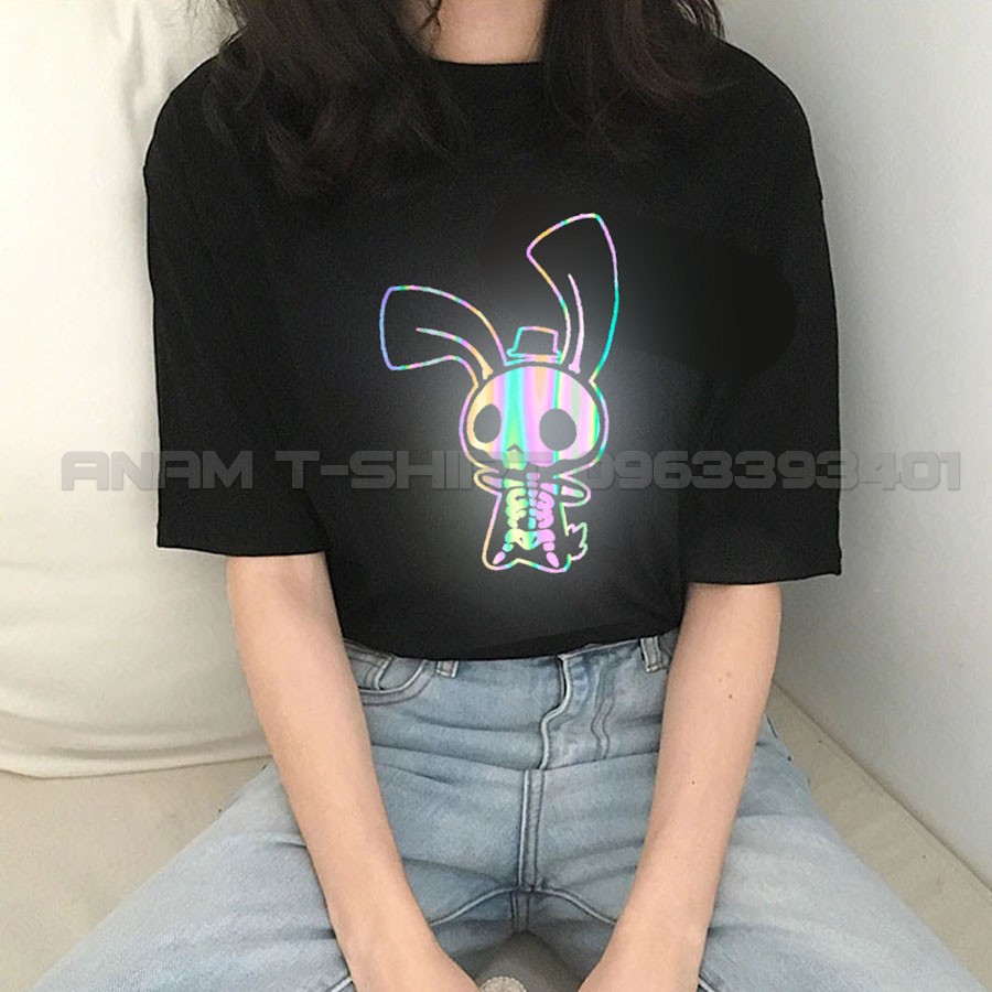 (CÓ VIDEO) ÁO THUN PHẢN QUANG 7 MÀU TAY LỠ NAM NỮ THỎ BONE