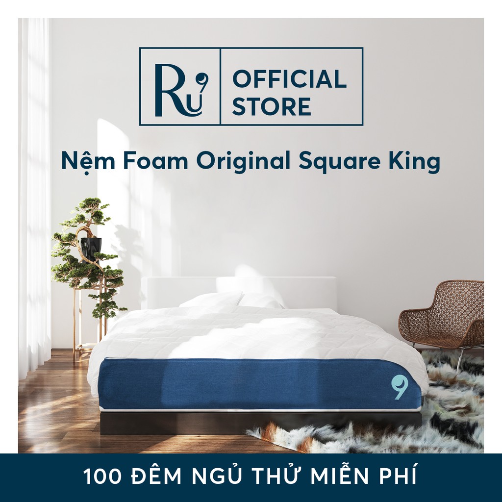 Nệm Foam Original Ru9 Size Square King 200 x 200 cm