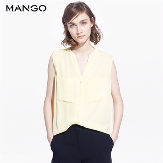 Sơ mi MANGO đỏ, vàng