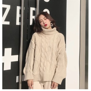 (sẵn)Áo len cổ lọ vặn thừng dày đẹp hàng sẵn | BigBuy360 - bigbuy360.vn