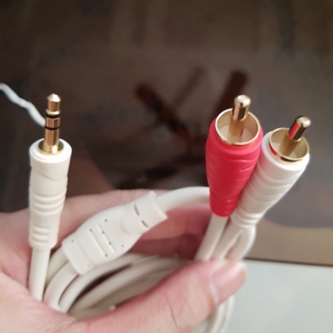 Cáp loa jack 3.5 ra 2 AV hoa sen dài 1.8M 3M 5M 10M 15M cao cấp