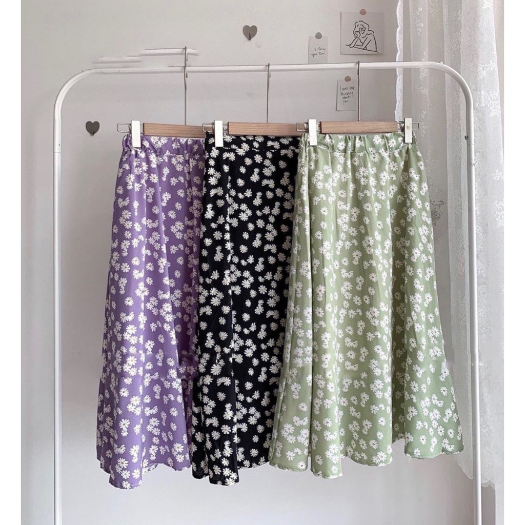 Chân Váy Midi Hoa Cúc Siêu Hottrend MAICHI999 | BigBuy360 - bigbuy360.vn