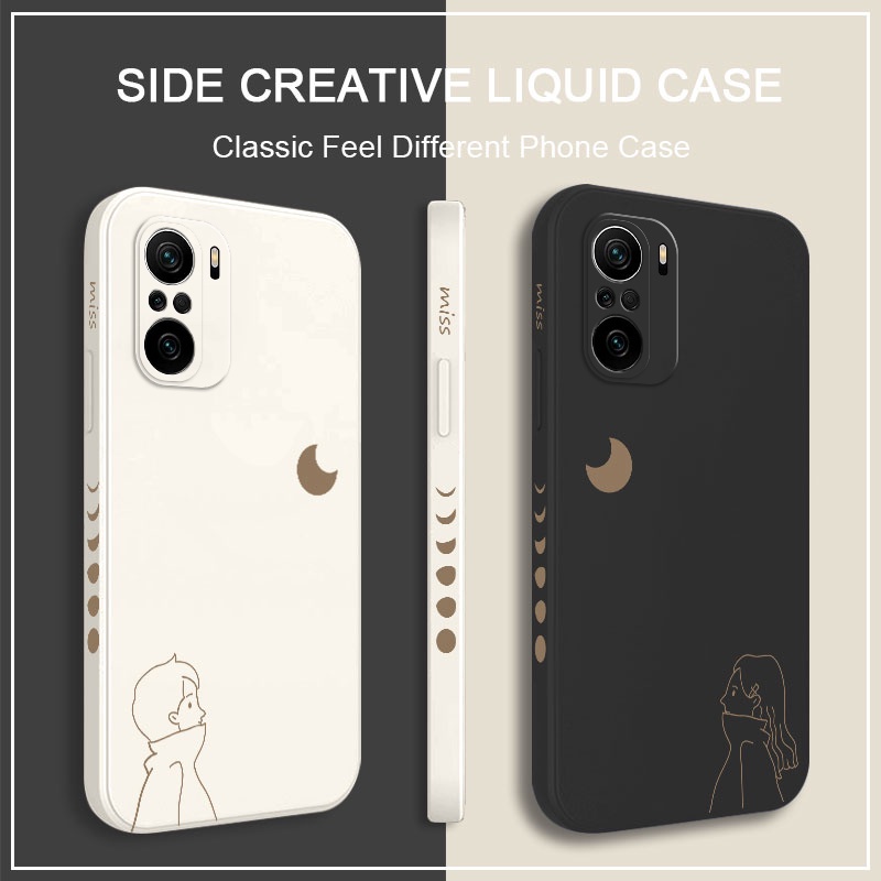 Ốp Điện Thoại Silicon Dẻo Họa Tiết Mặt Trăng Twilight Miss Sáng Tạo Cho Xiaomi Poco F3 F2 X3 M3 Pro 5G GT