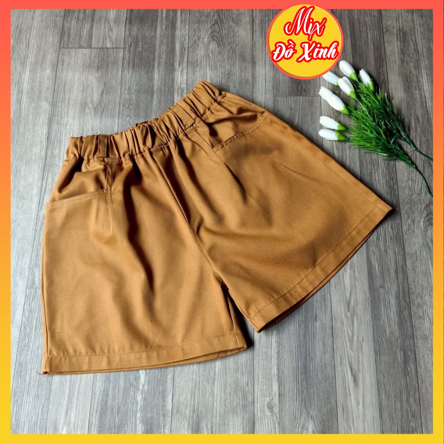 Quần short kaki nữ, quần đùi nữ cạp cao Mix.Đồ Xinh, form trẻ trung, năng động QNH.52 | BigBuy360 - bigbuy360.vn