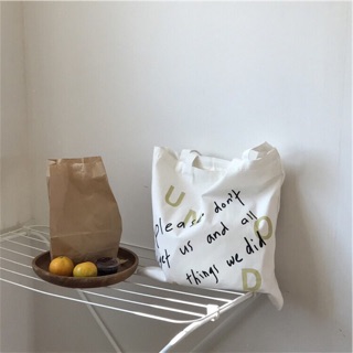 Túi tote in chữ cá tính 272