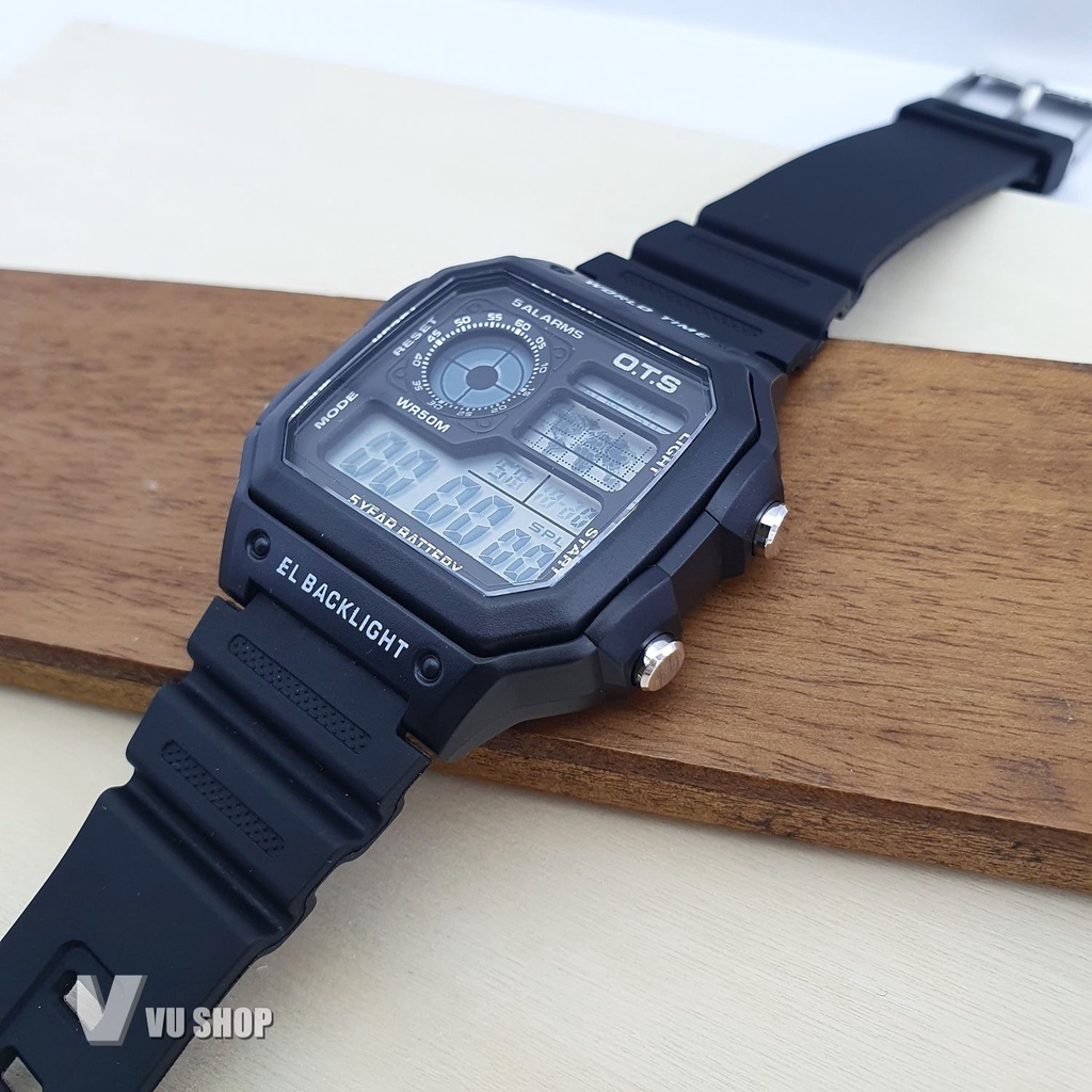 Đồng hồ bé trai O.T.S 7039G - Đa chức năng, chống nước