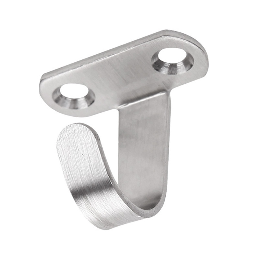 Set 2/10 Móc Treo Đồ Hình Chữ J Bằng Thép Không Gỉ Đa Năng