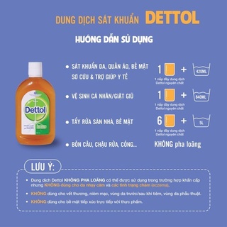 Dung dịch diệt khuẩn và sát trùng Dettol (500ml)
