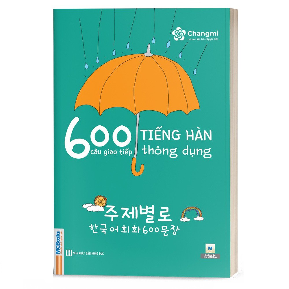 Sách - 600 Câu Giao Tiếp Tiếng Hàn Thông Dụng Dành Cho Người Tự Học