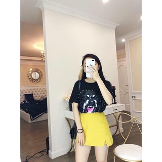 Chân váy ngắn xẻ tà umi