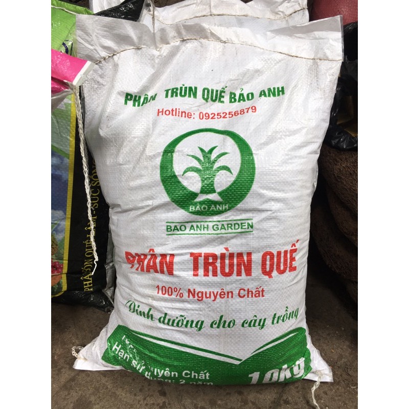 Phân trùn quế nguyên chất Bảo Anh bao 10kg