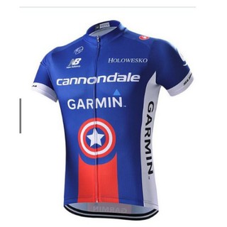 áo xe đạp câu lạc bộ xe đạp ngắn tay Cannondale Garmin