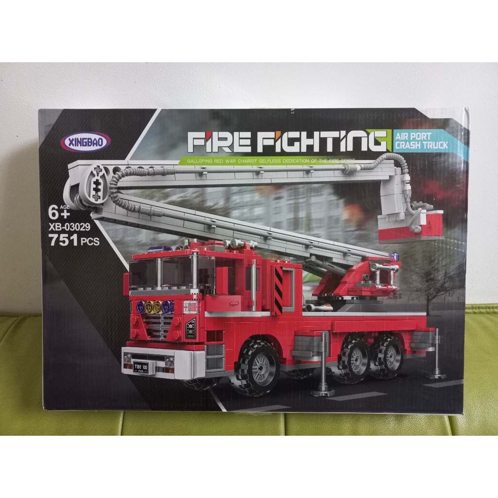 Lego - Xingbao 03029 ( Lắp Ráp Xe Thang Cứu Hỏa Lớn 751 Mảnh )