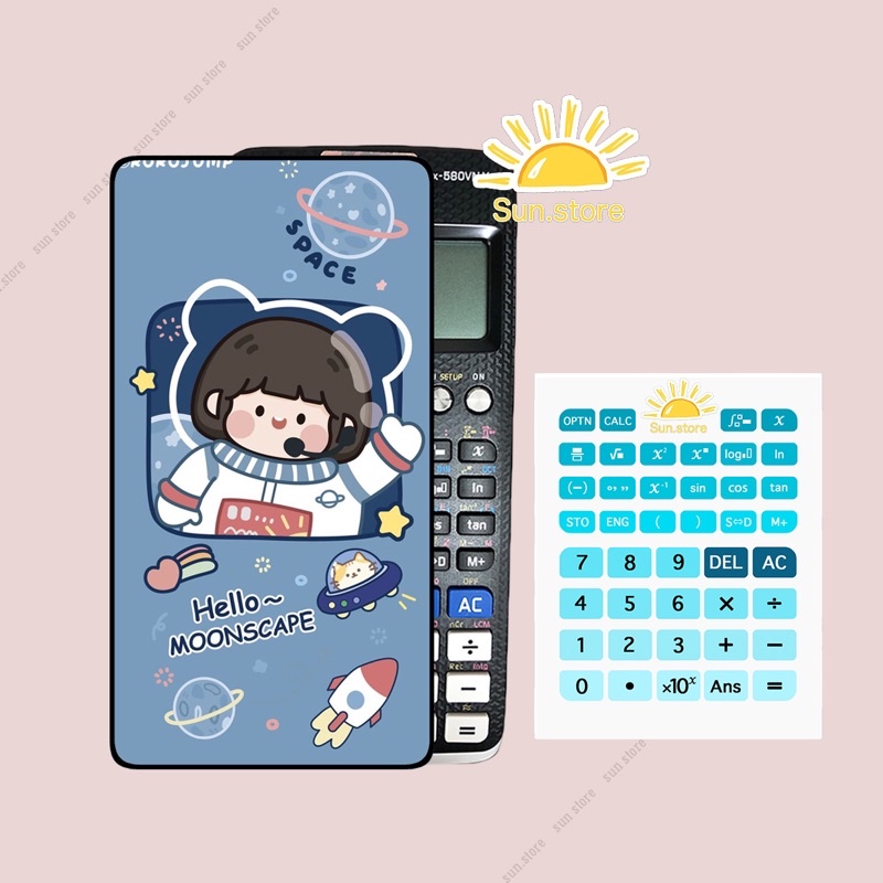 Miếng dán máy tính casio có in theo yêu cầu