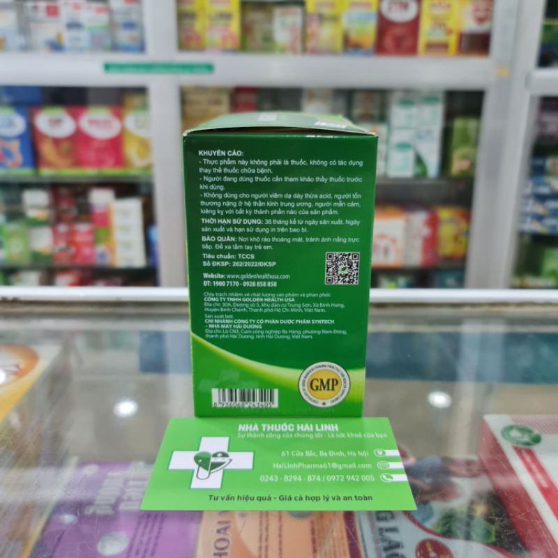 Viên uống Magie B6 Magb6fort Golden Health ⚡ Tặng quà ⚡ Hộp 100 viên Giảm mệt mỏi, Căng thẳng, Suy nhược thần kinh