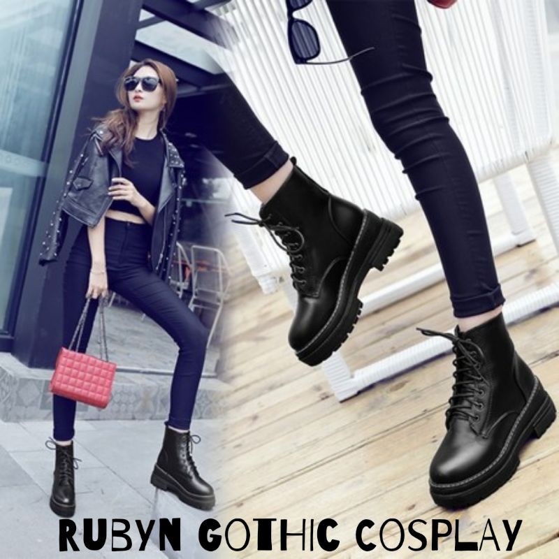 [NEW] 🔥 Giày Boot Chiến Binh Đế 2 Tầng Cổ Cao Siêu Ngầu 🔥 Đế Cao 5cm (Tài khoản Shopee duy nhất: gothic.cosplay ) | BigBuy360 - bigbuy360.vn