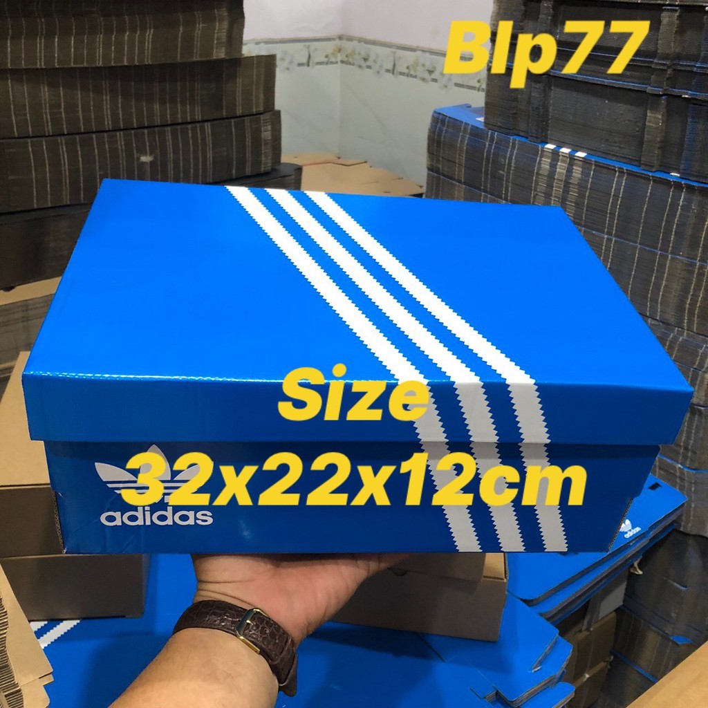 Hộp đựng giày ADIDAS CHÍNH HÃNG size 32x22x12cm