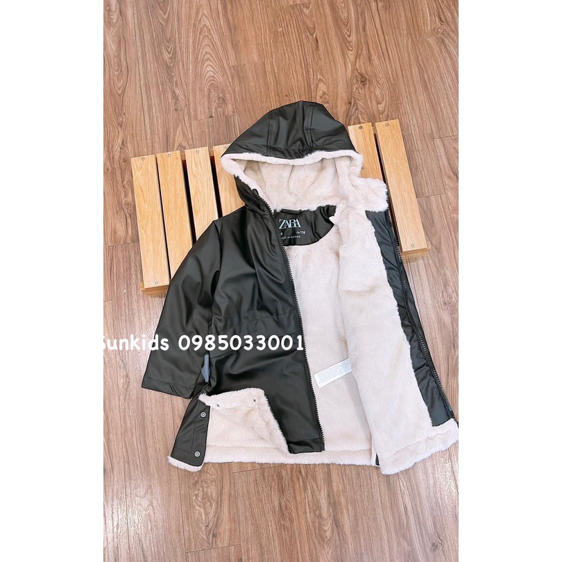 Áo khoác thu đông bé gái ZR Rain Coat đen