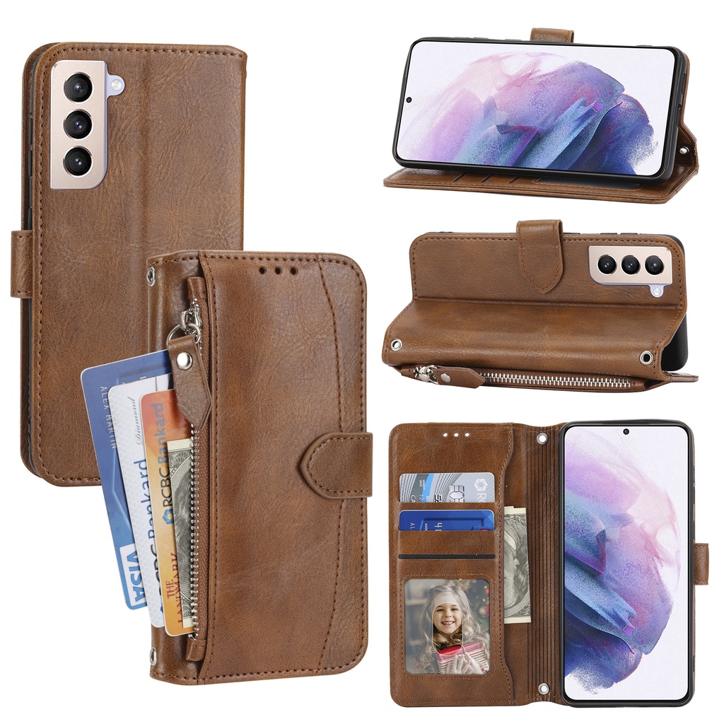 Case for Samsung Galaxy S21 5G / S21 + 5G / S21 Plus 5G Ốp Bao Da Điện Thoại Cho