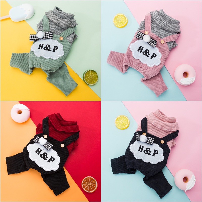 Bộ 4 Chân Len Nhung Chất Mịn Siêu Đẹp Cho Chó Mèo