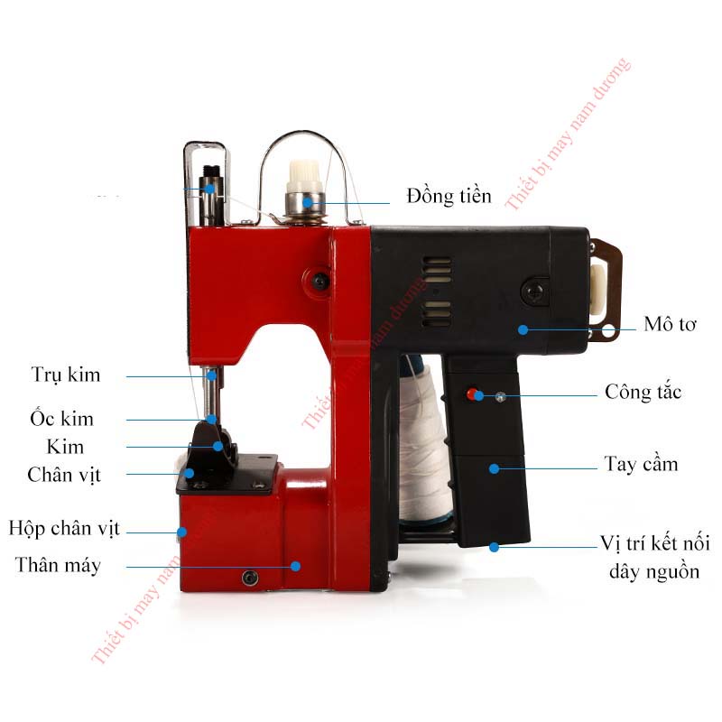 Máy khâu bao bì GK9 -520 &gt; máy may bao &gt; Đóng gói bao bì giúp bạn đóng kín miệng bao, đáy bao gạo, bao tải, bao pp