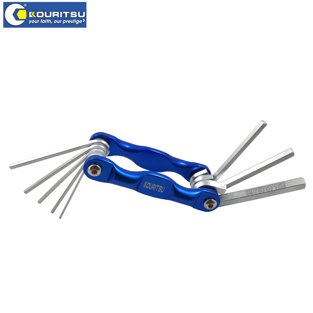 Bộ lục giác gập Nhật Bản Kouritsu M00812, Fukuoka