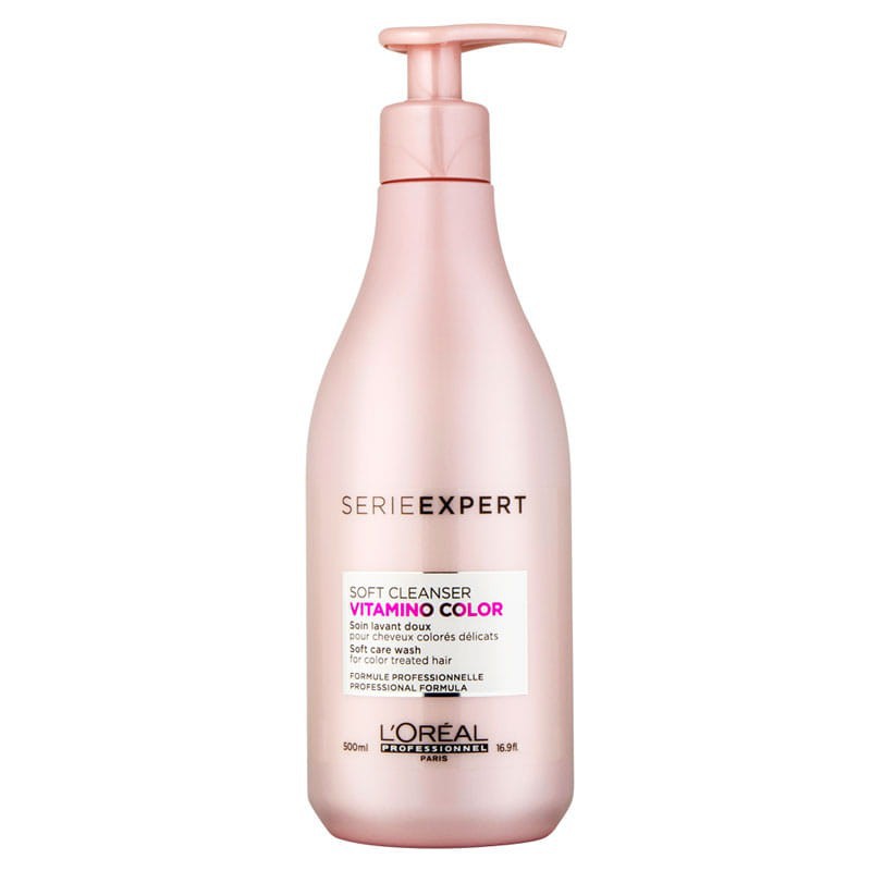 ‍Dầu Gội Giữ Màu Siêu Mềm Mượt Cho Tóc Vitamino L'oreal Shampoo 500ml