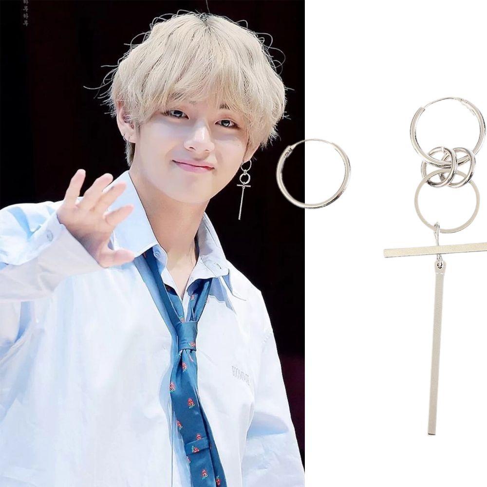 Hoa Tai Hình Học Bangtan Boys|Đôi Bông Tai Thời Trang Hàn Quốc