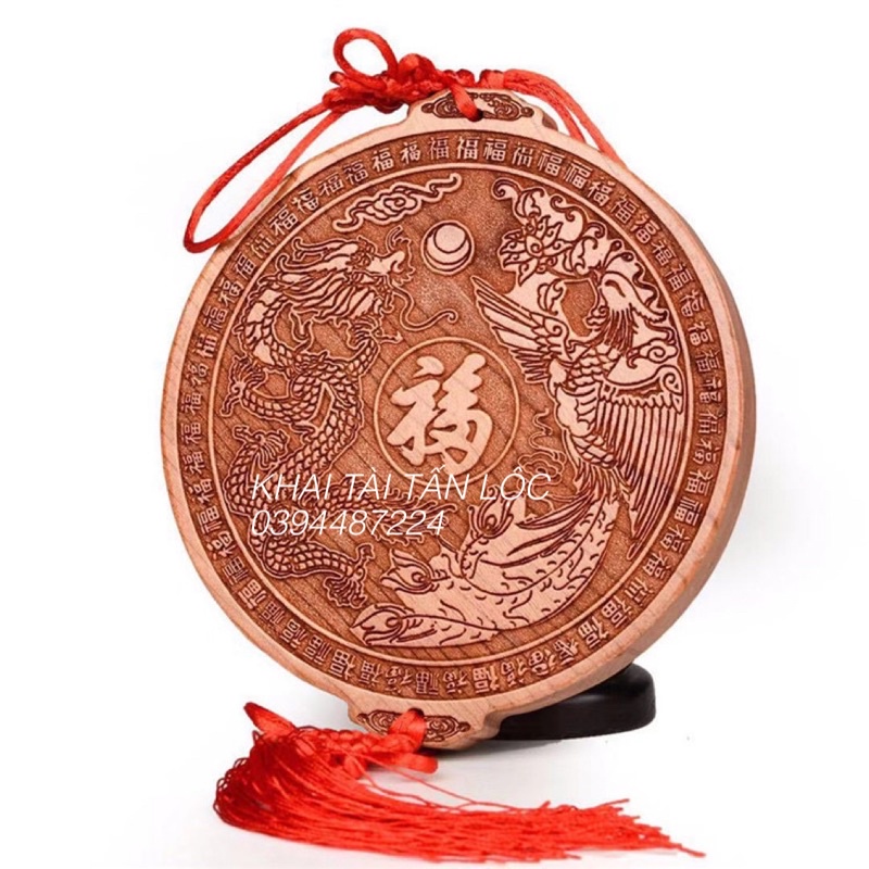 Gương Long phụng trình tường và chữ Phúc cắt đào hoa kiếp