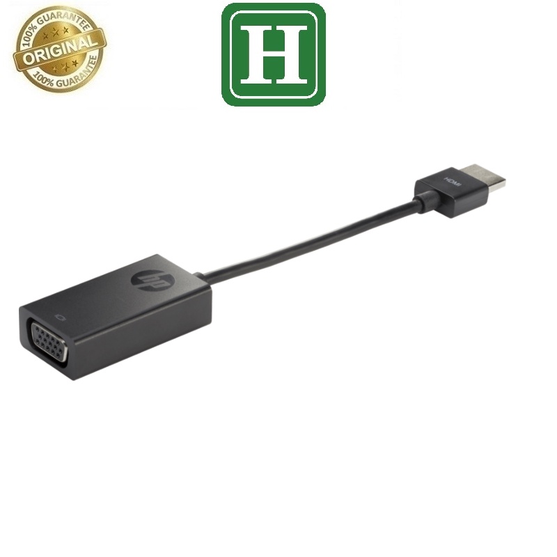 Cáp chuyển HDMI to VGA, Cáp chính hãng HP - HP HDMI to VGA Adapter, bảo hành 12 tháng