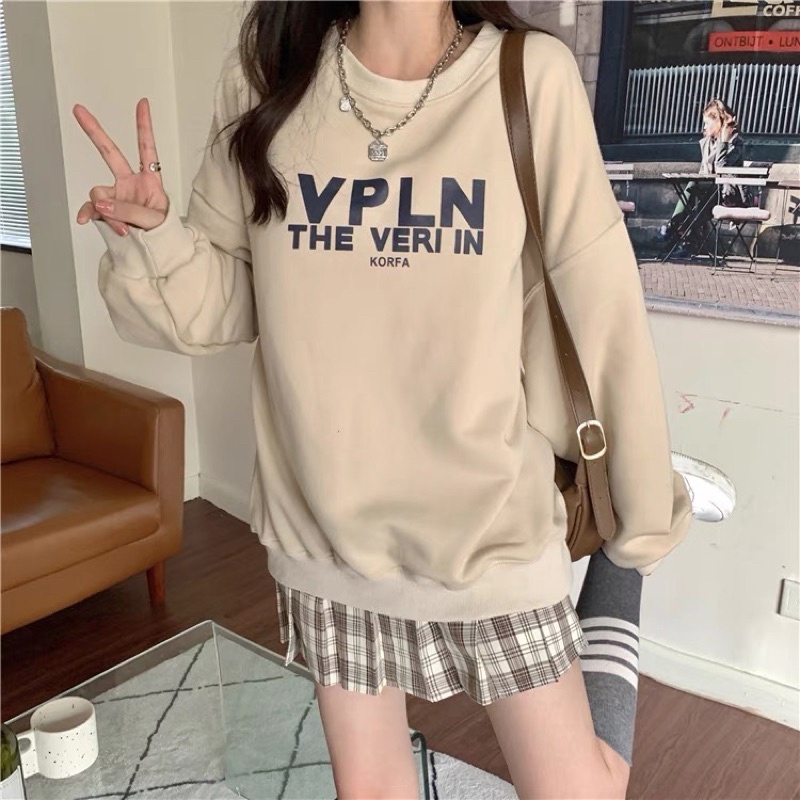 Áo sweater nam nữ, áo hoodie form rộng chất nỉ bông dày đẹp in hình VPLN | BigBuy360 - bigbuy360.vn