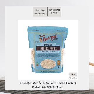 Yến Mạch Hiệu Bob's Red Mill Oats Whole Grain 907g (100% USA)