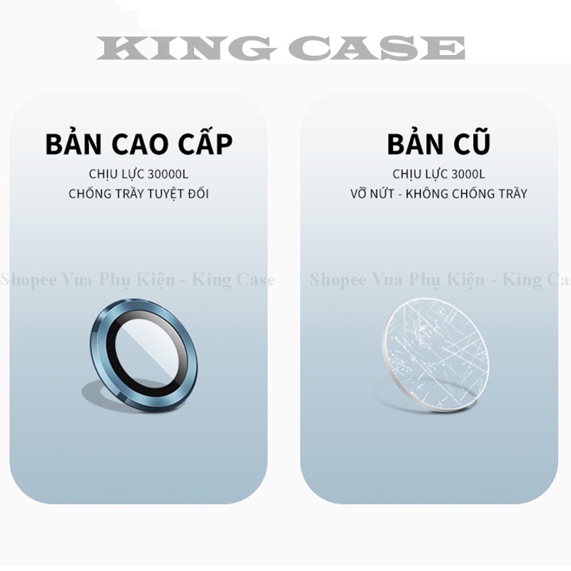 Bảo vệ camera iphone màu giống máy nguyên bản bộ gồm 3 mắt 14 / 13 / 12 / 11 / X / Xs / Pro / Max . / [BO3MAT-TRON]