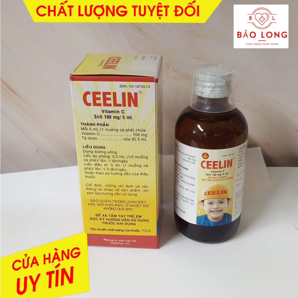 Siro bổ sung Vitamin C cho trẻ em Ceelin