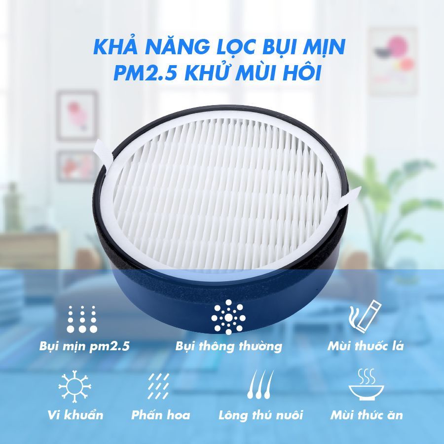 Máy lọc không khí Rozabi Compact 6011 thương hiệu Mỹ, bảo hành 12 tháng toàn quốc