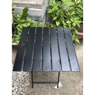 Bàn xếp cafe sắt vuông 45cm mini