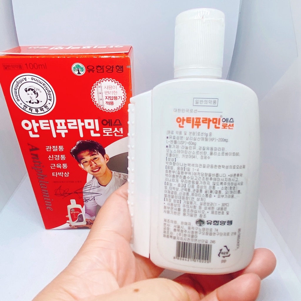-Date 2026-Dầu Nóng Hàn Quốc Mẫu Mới Cầu Thủ 100ml