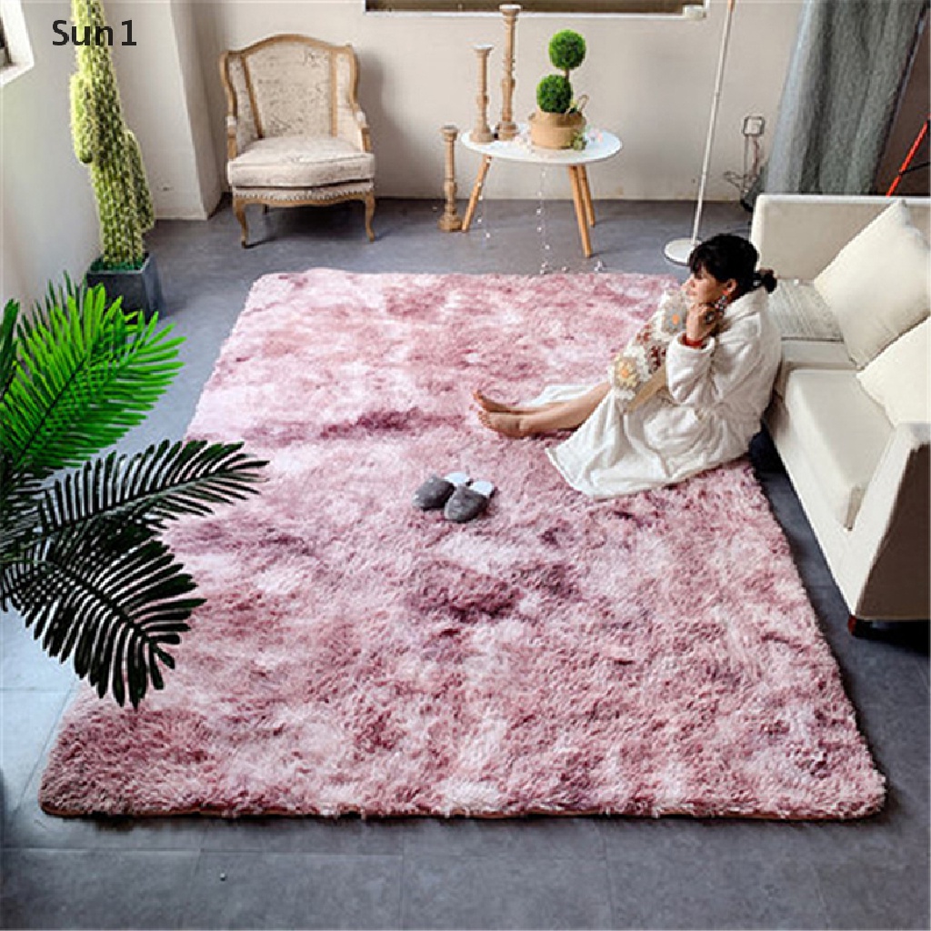 Sun1 &gt; Thảm Lông Mềm Nhuộm Màu Cho Phòng Khách
