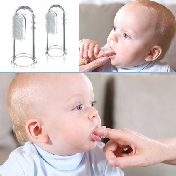 PVN32937 Rơ lưỡi silicon xỏ ngón chống tưa miệng dai mềm cao cấp an toàn cho bé T2 .